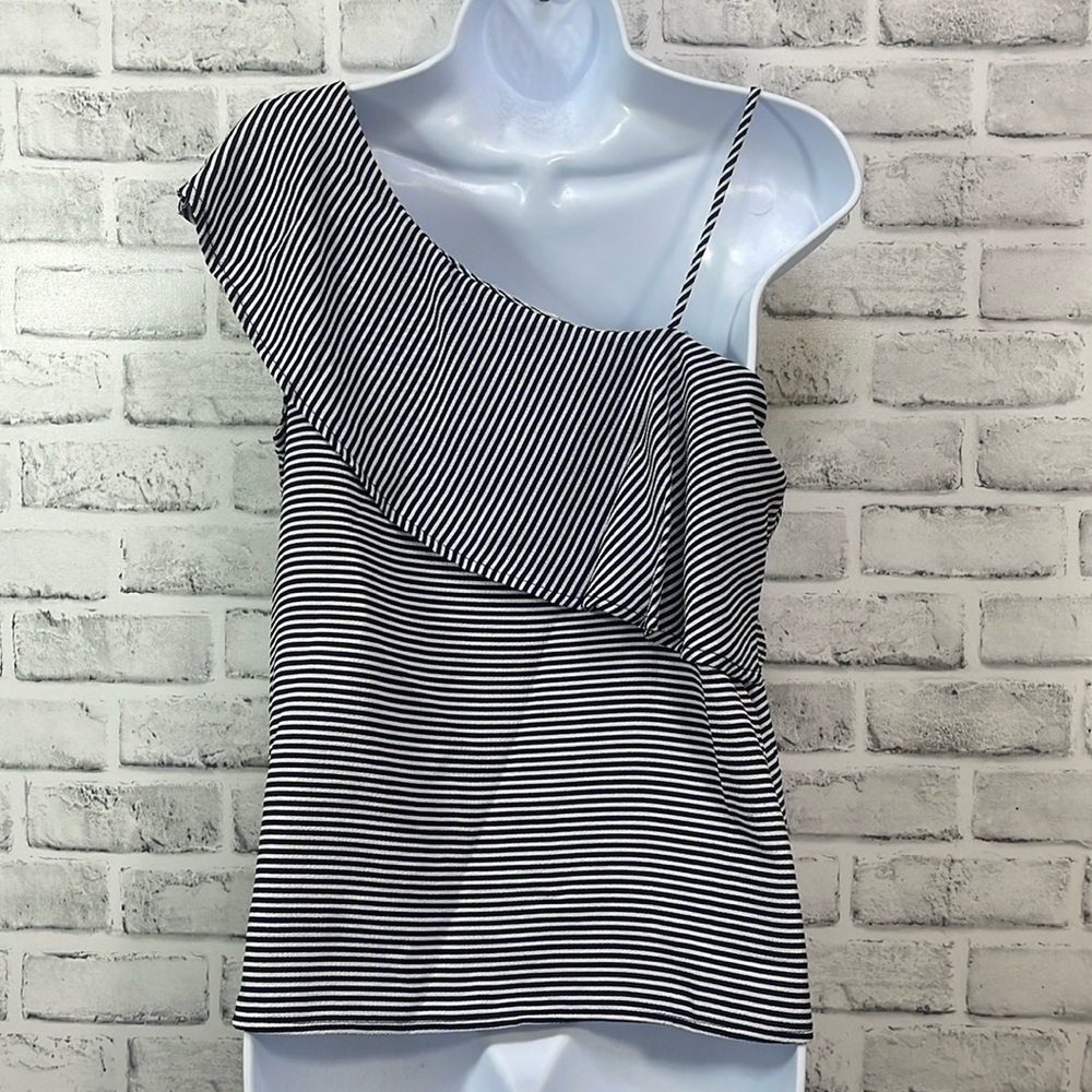Monteau Shoulder Strap Blouse Medium - Picture 3 of 8